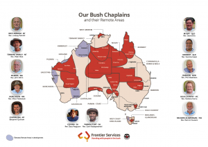 Remote Area Map - Frontier Services and our Bush Chaplains