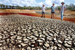 Severe drought in Northern Queensland (Image via https://www.abc.net.au/news/2017-03-13/drought-declared-in-more-southern-queensland-regions/8349056)