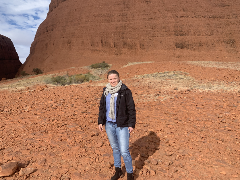 Michelle McLeod walk on country Uluru