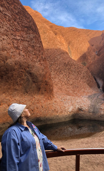 Aunty-Di-inside-Uluru